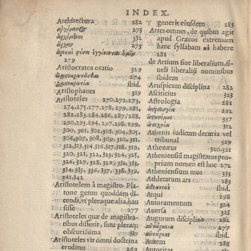 17 x 11 εκ. 343 + 47 σ. χ.α. + 1 ένθετο, όπου στο verso του εξωφύλλου χειρόγραφες σ